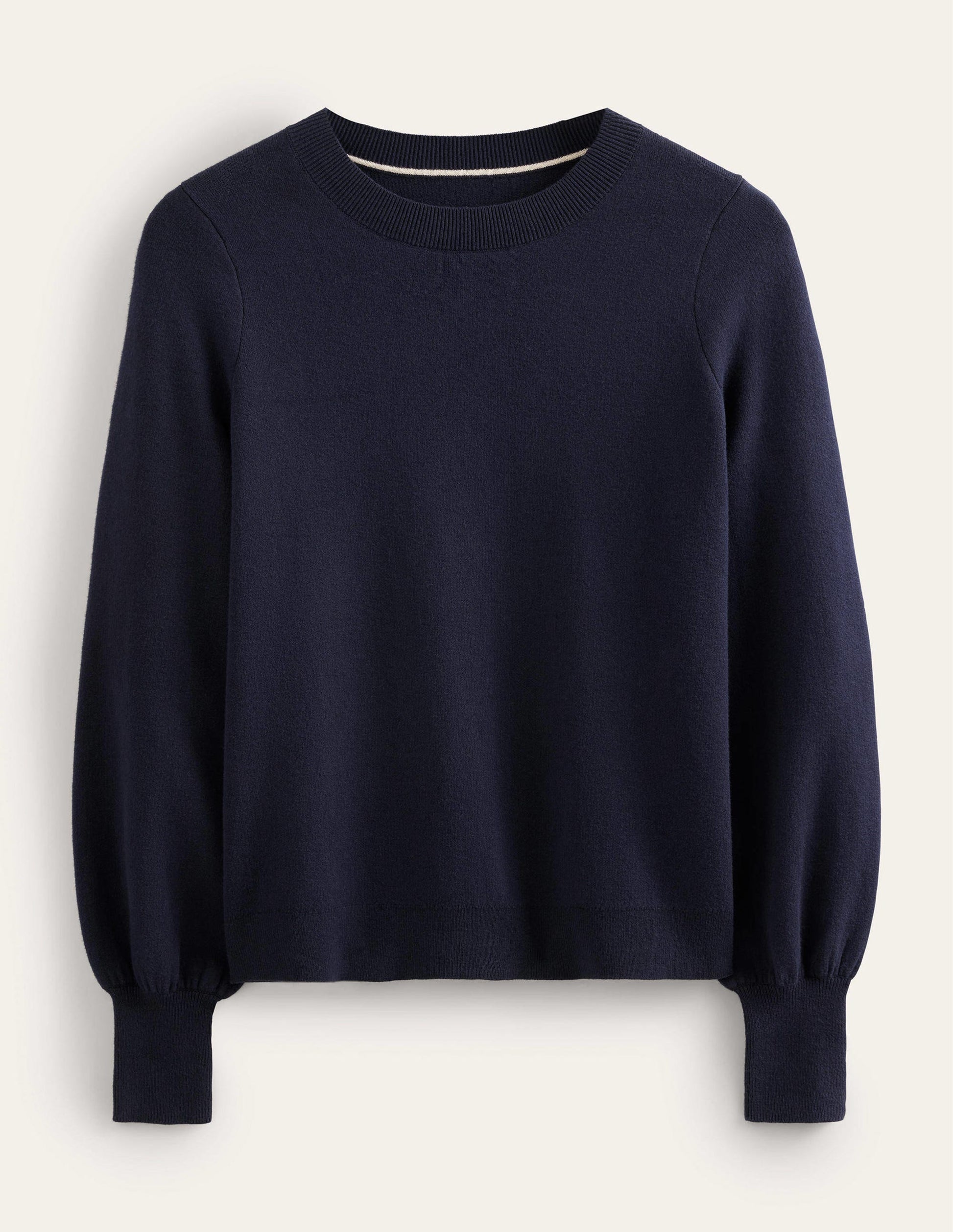 Crew Neck Jumper-Navy-5