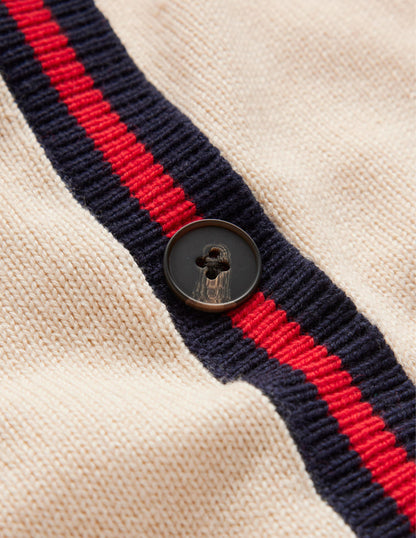 Cecily Button Back Jumper-Warm Ivory, Brand Stripe-6