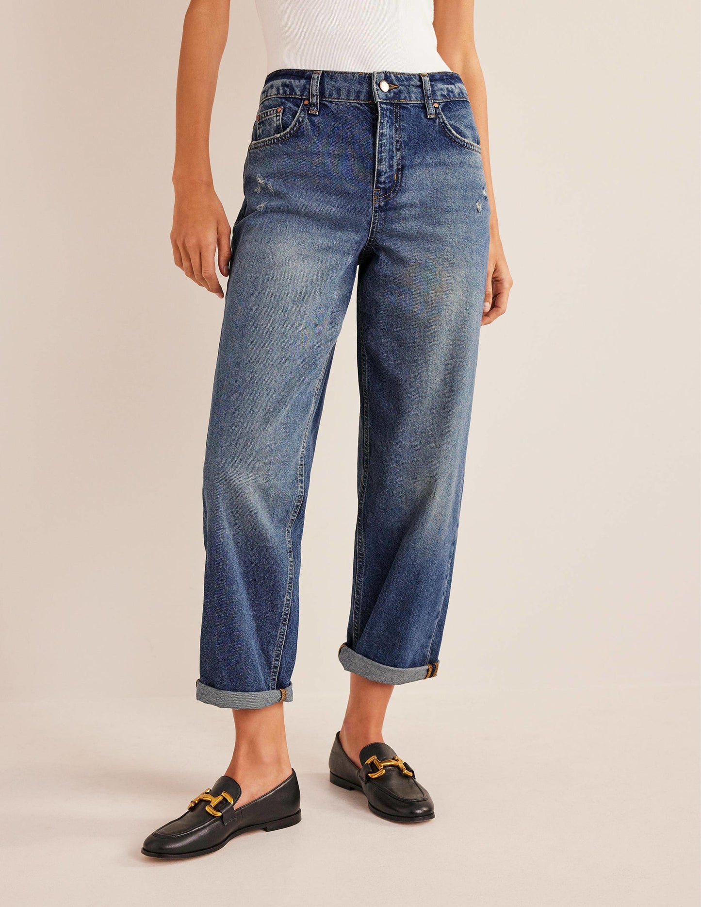 Boyfriend Jeans-Light Vintage
