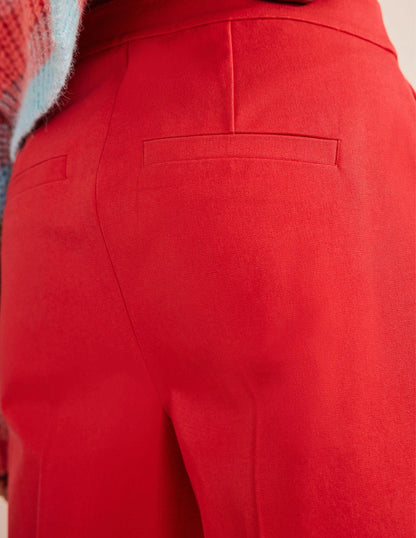 Bi-Stretch Tapered Trousers-Camellia-2