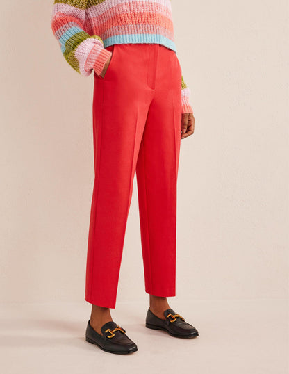 Bi-Stretch Tapered Trousers-Camellia-4