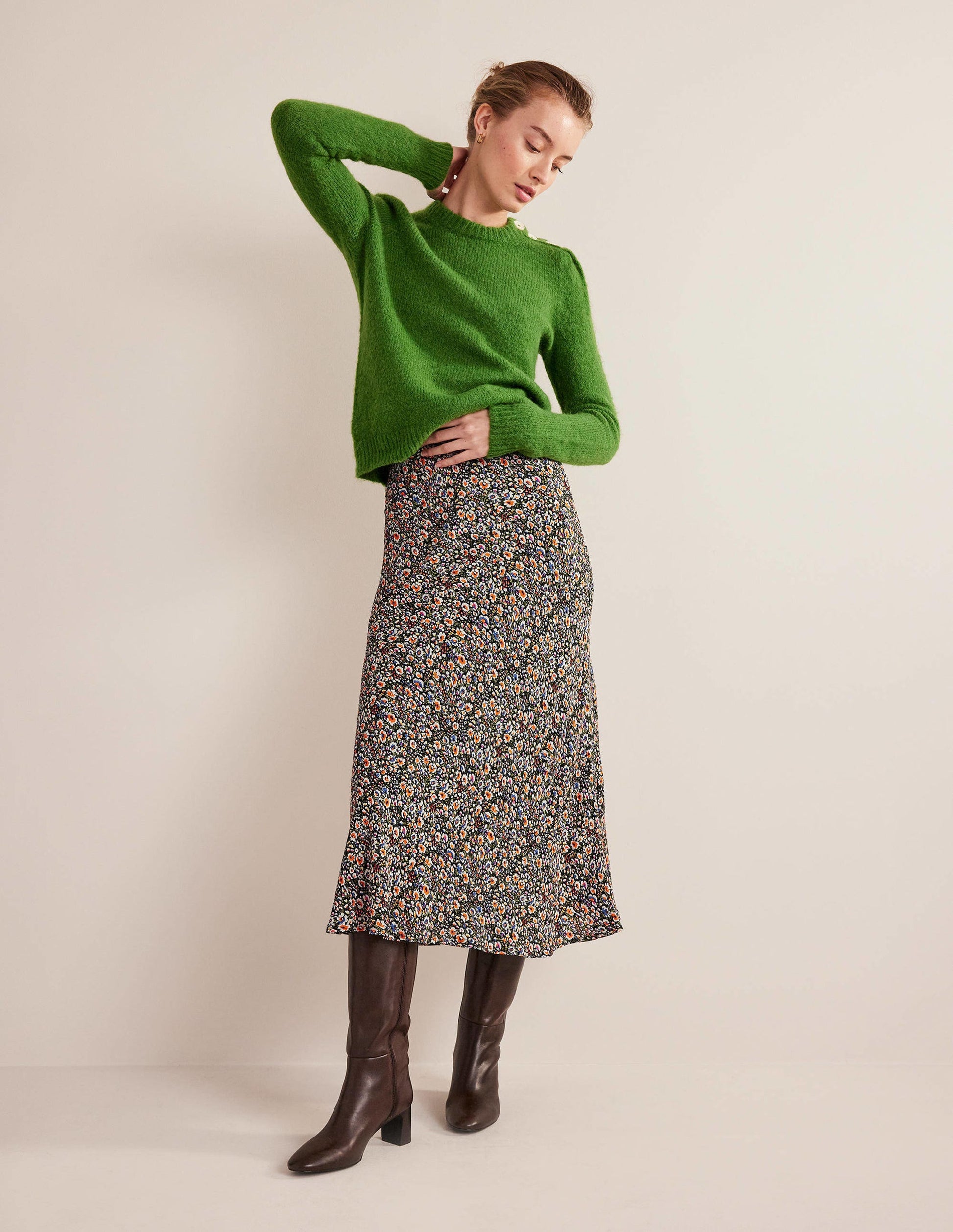 Cecelia Midi Skirt-Multi, Eden Bloom-1