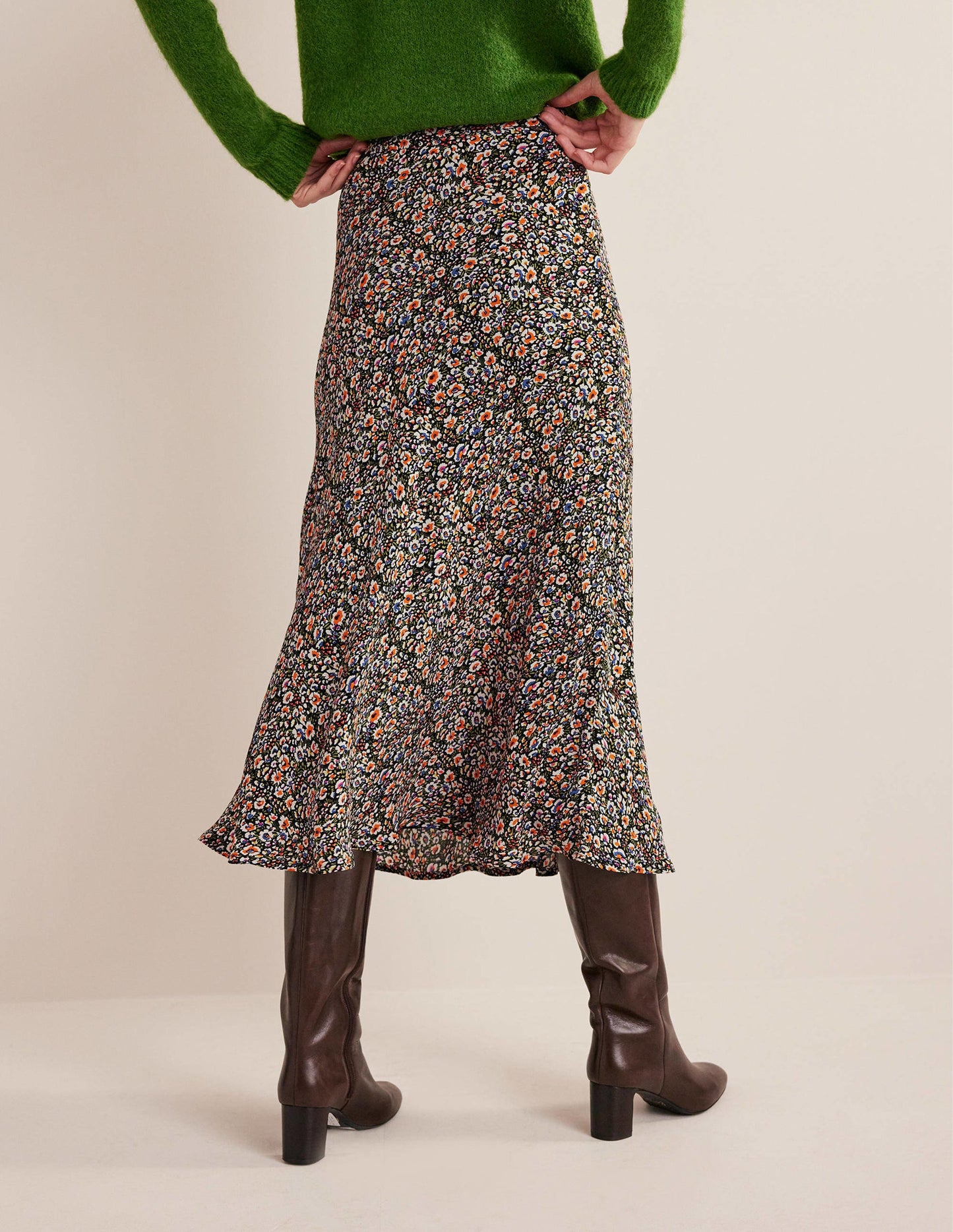Cecelia Midi Skirt-Multi, Eden Bloom