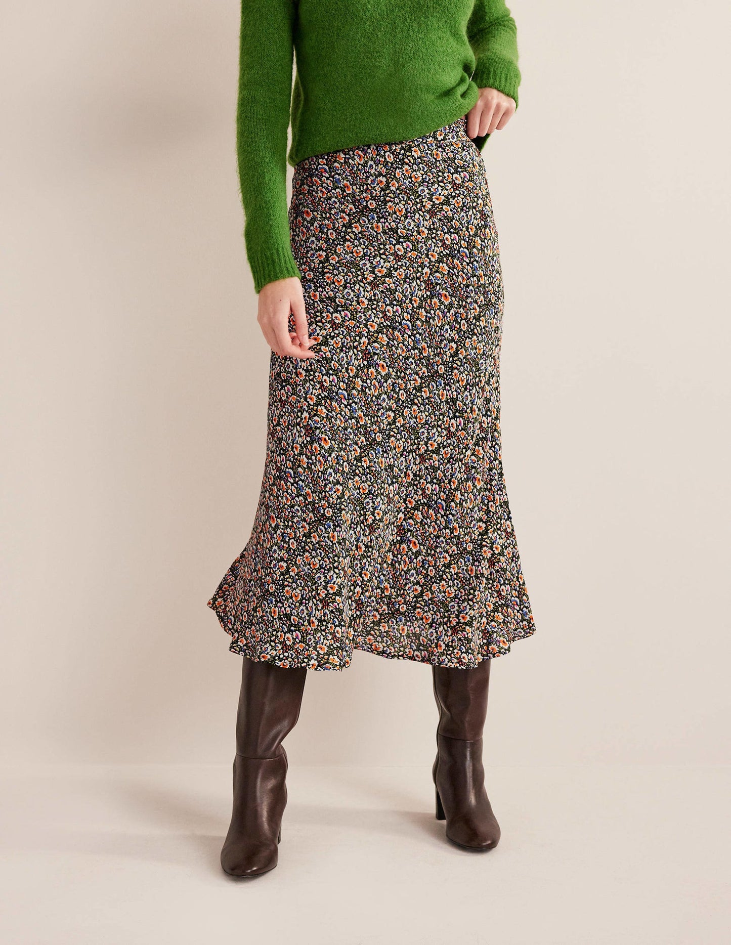 Cecelia Midi Skirt-Multi, Eden Bloom