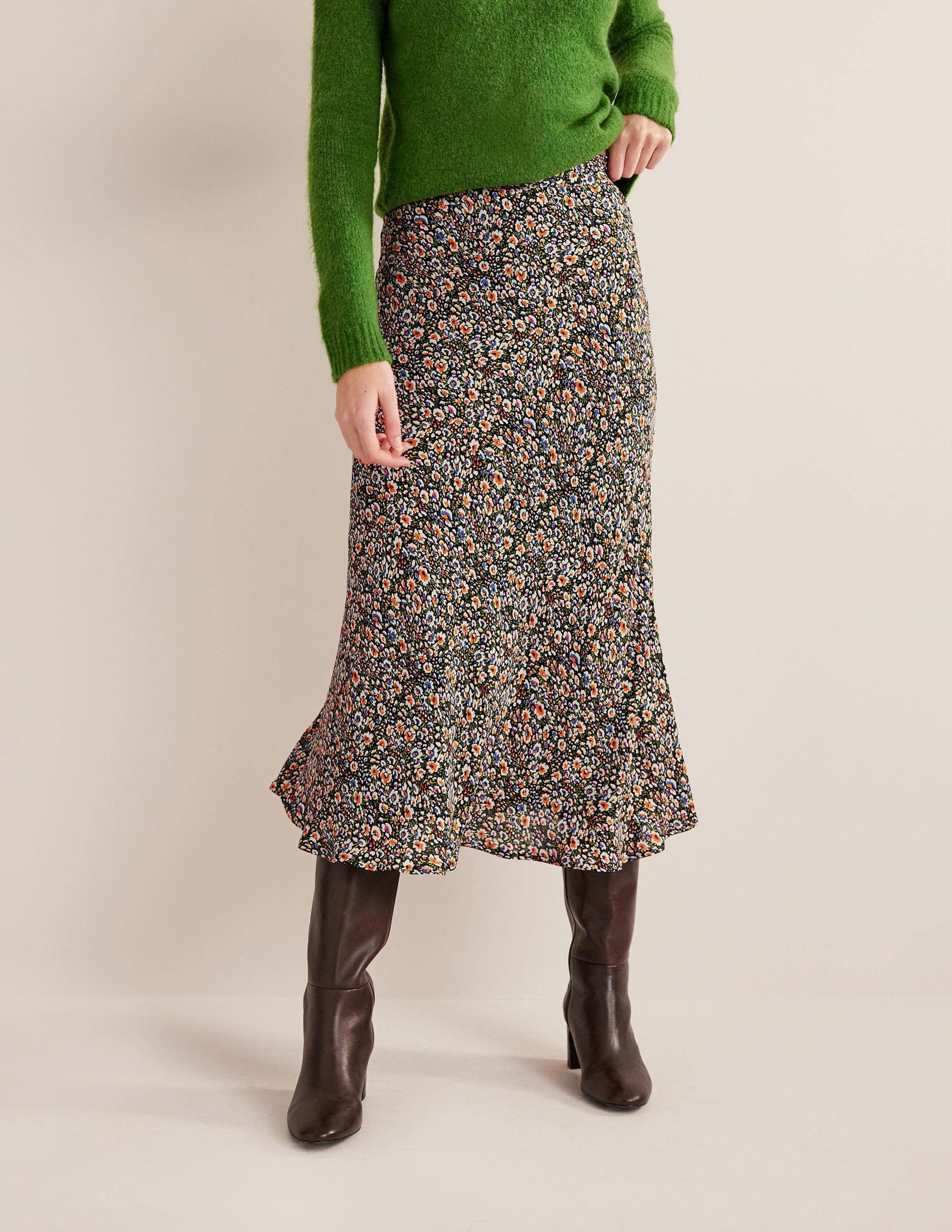 Cecelia Midi Skirt-Multi, Eden Bloom-4