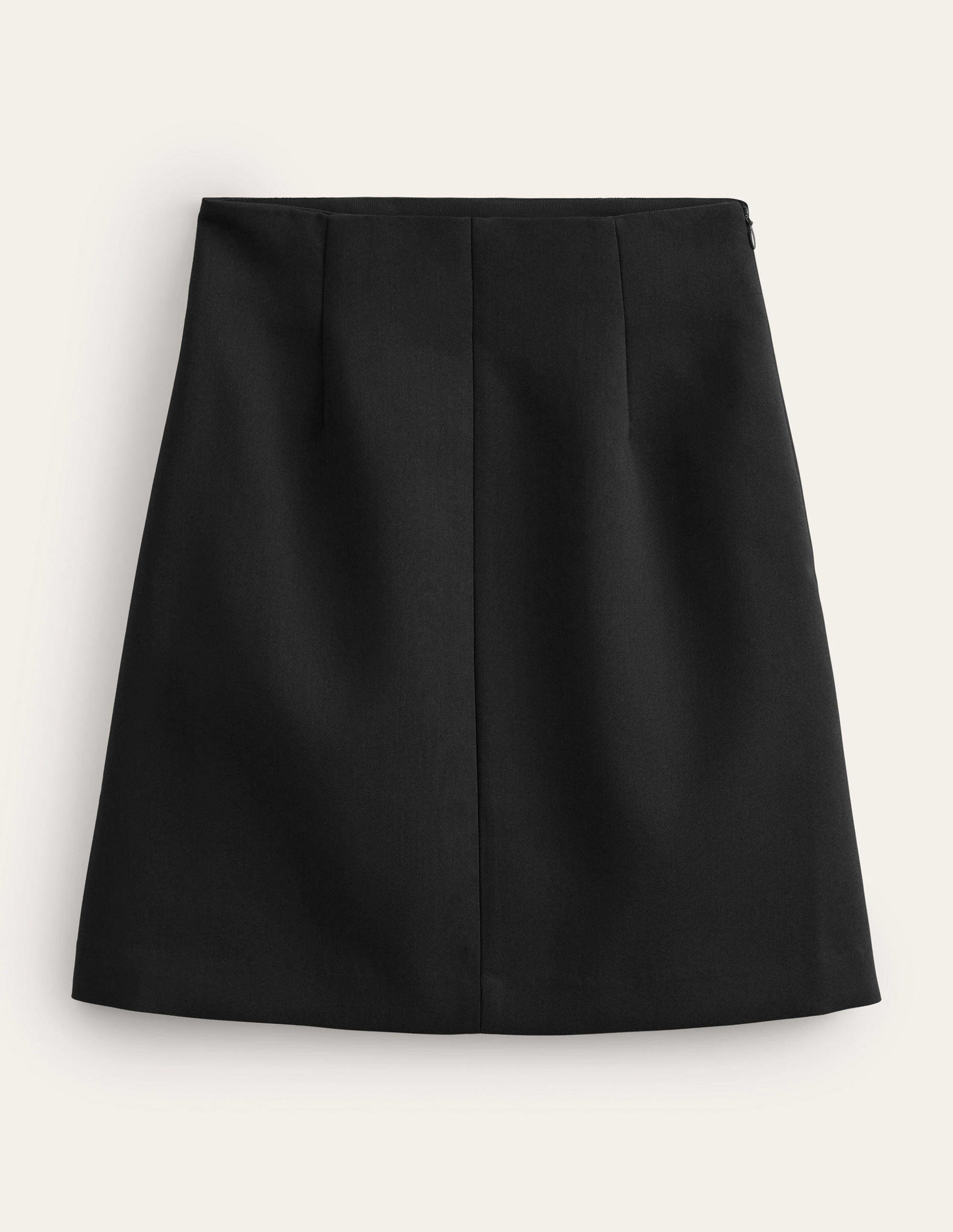 Bi-stretch Mini Skirt-Black-6