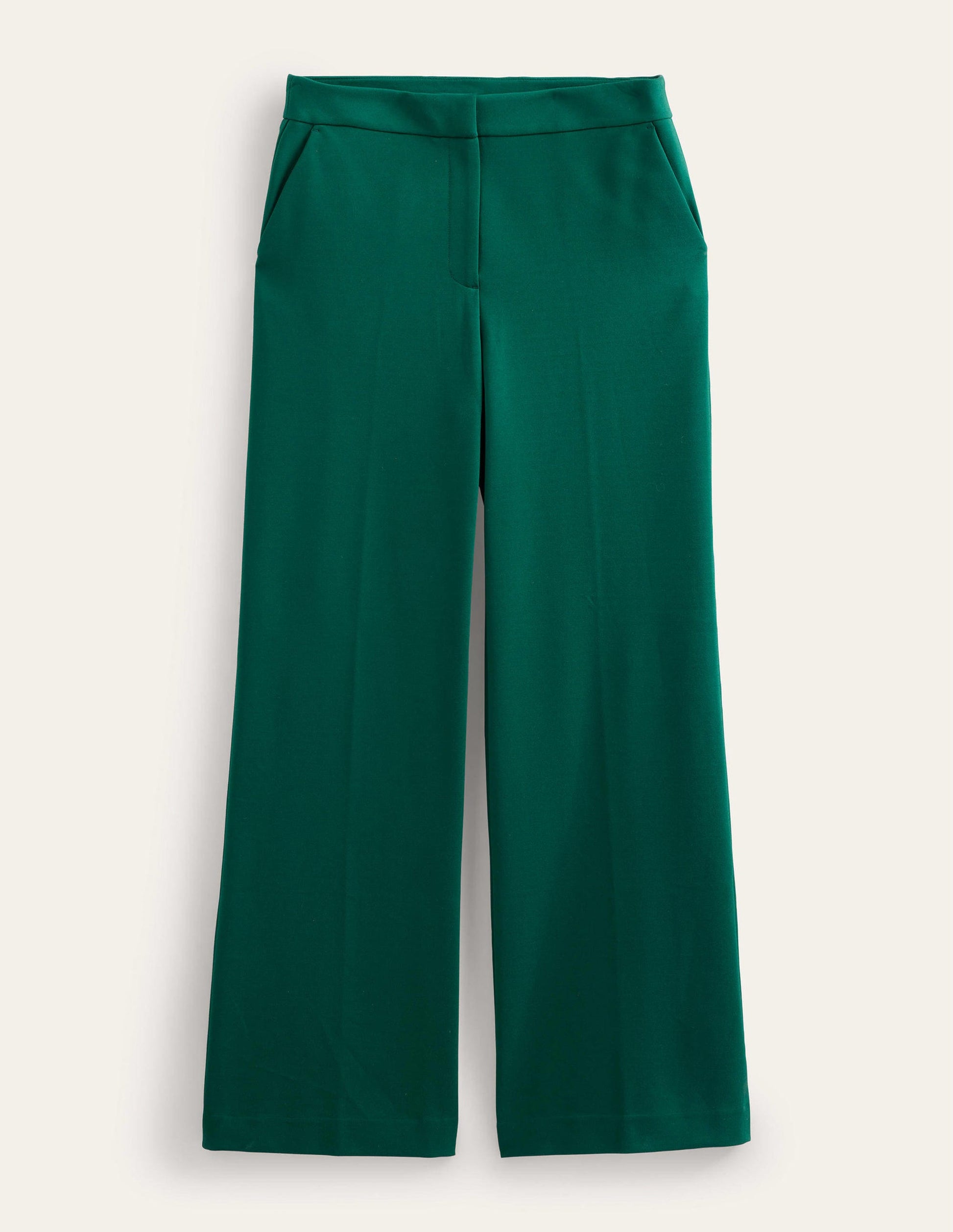 Westbourne Ponte Trousers-Emerald Night-6