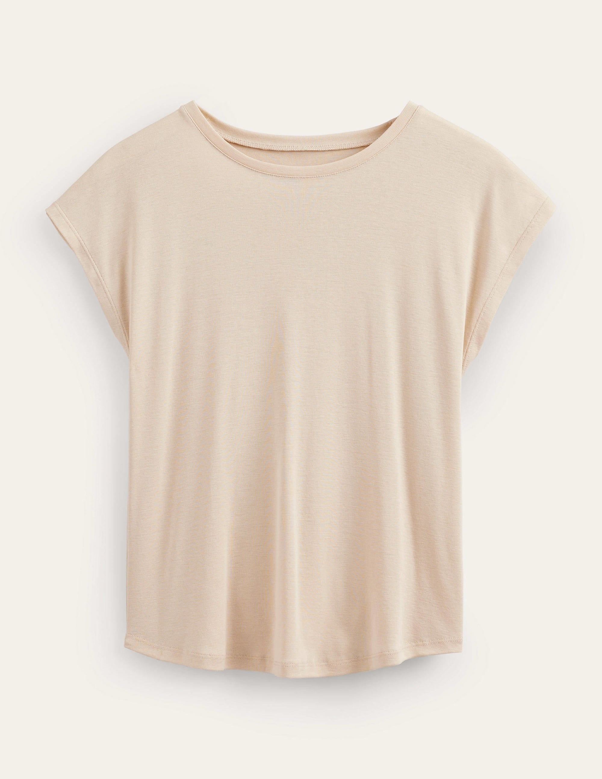 Soft Touch Sleeveless Top-Pearl Barley - Image 5