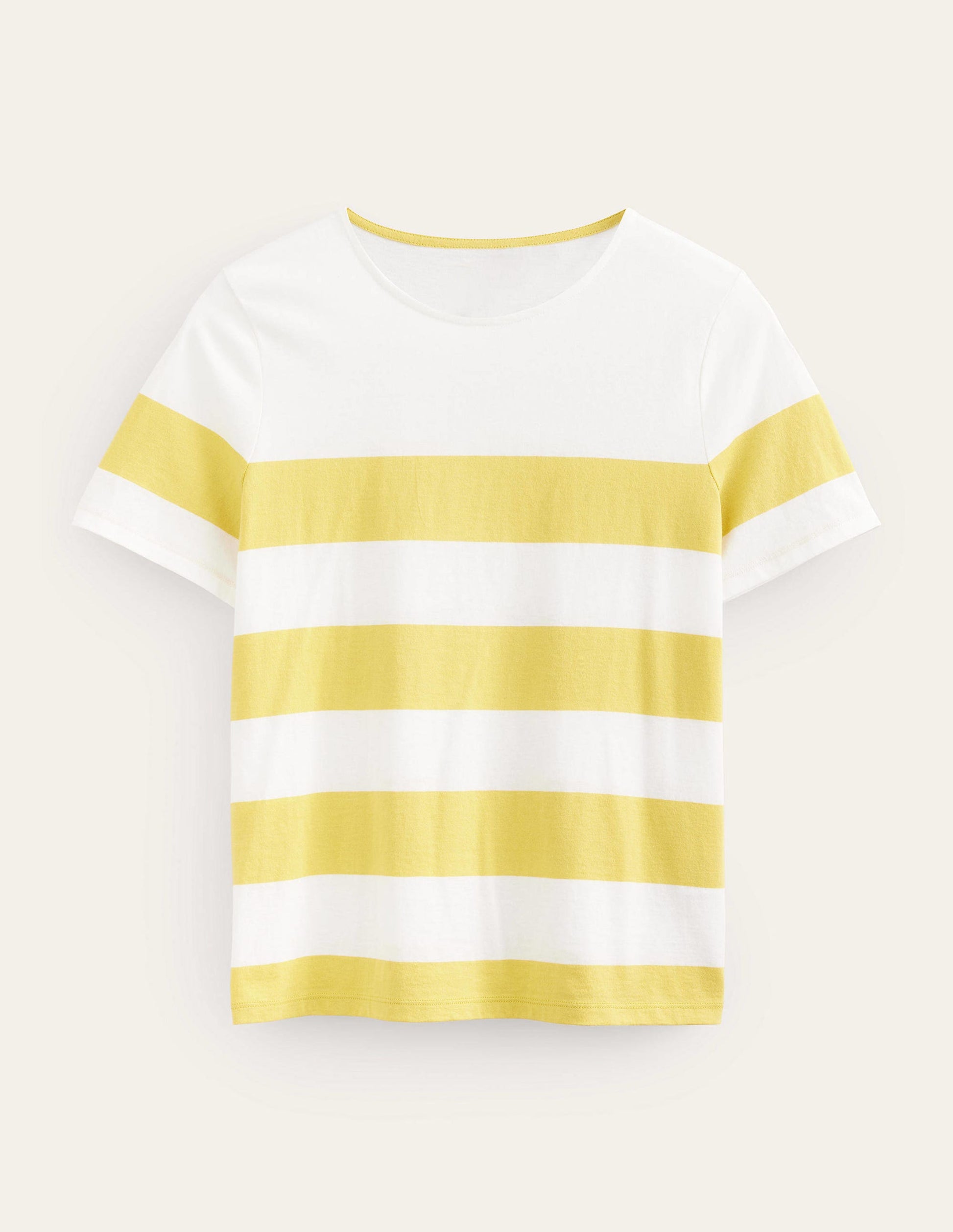 Bea Short Sleeve Breton-Sweet Honeycomb, Ivory Stripe-5