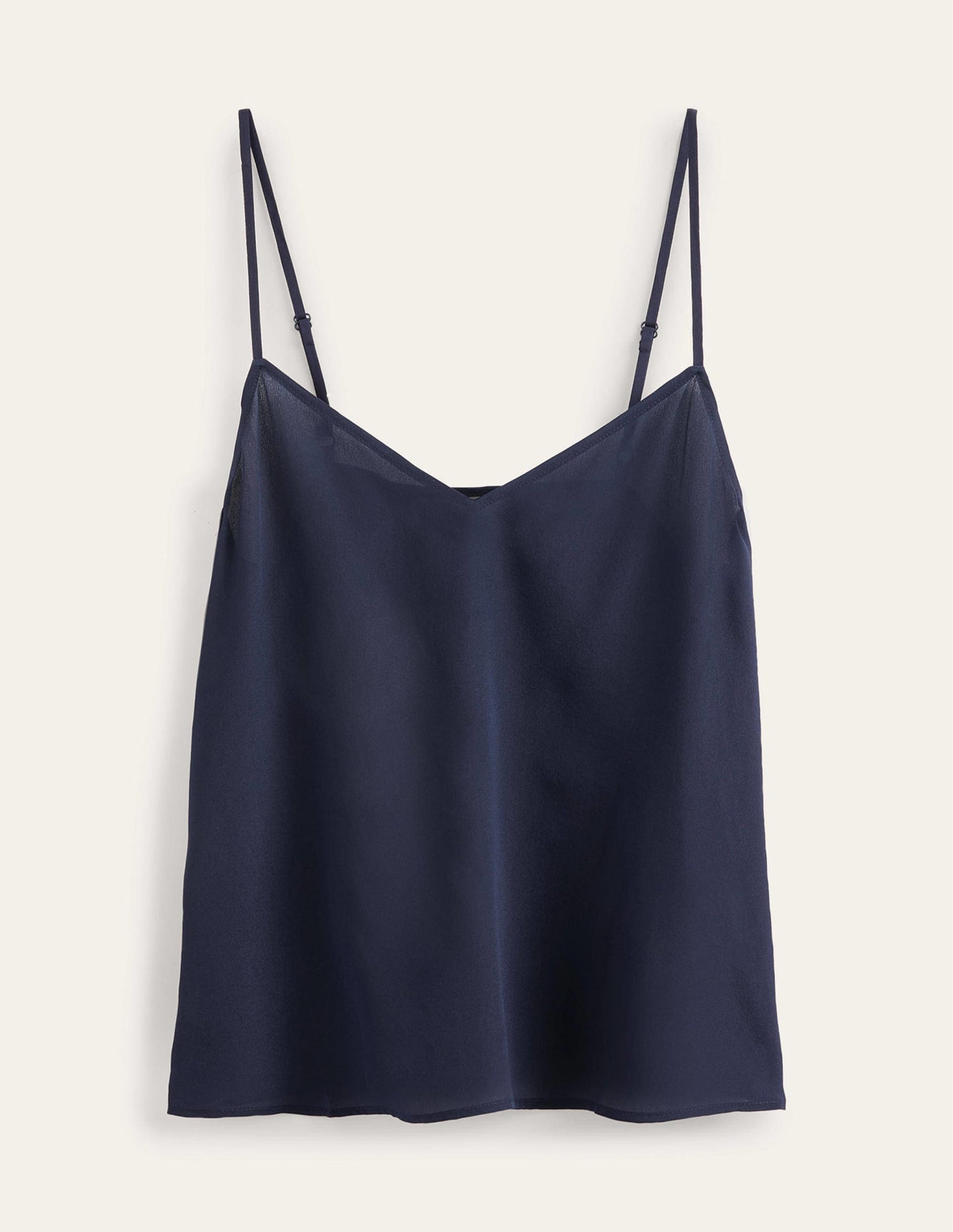 Silk Cami-Navy