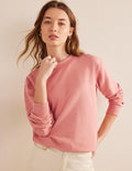 Oversized Sweatshirt-Rose Pink