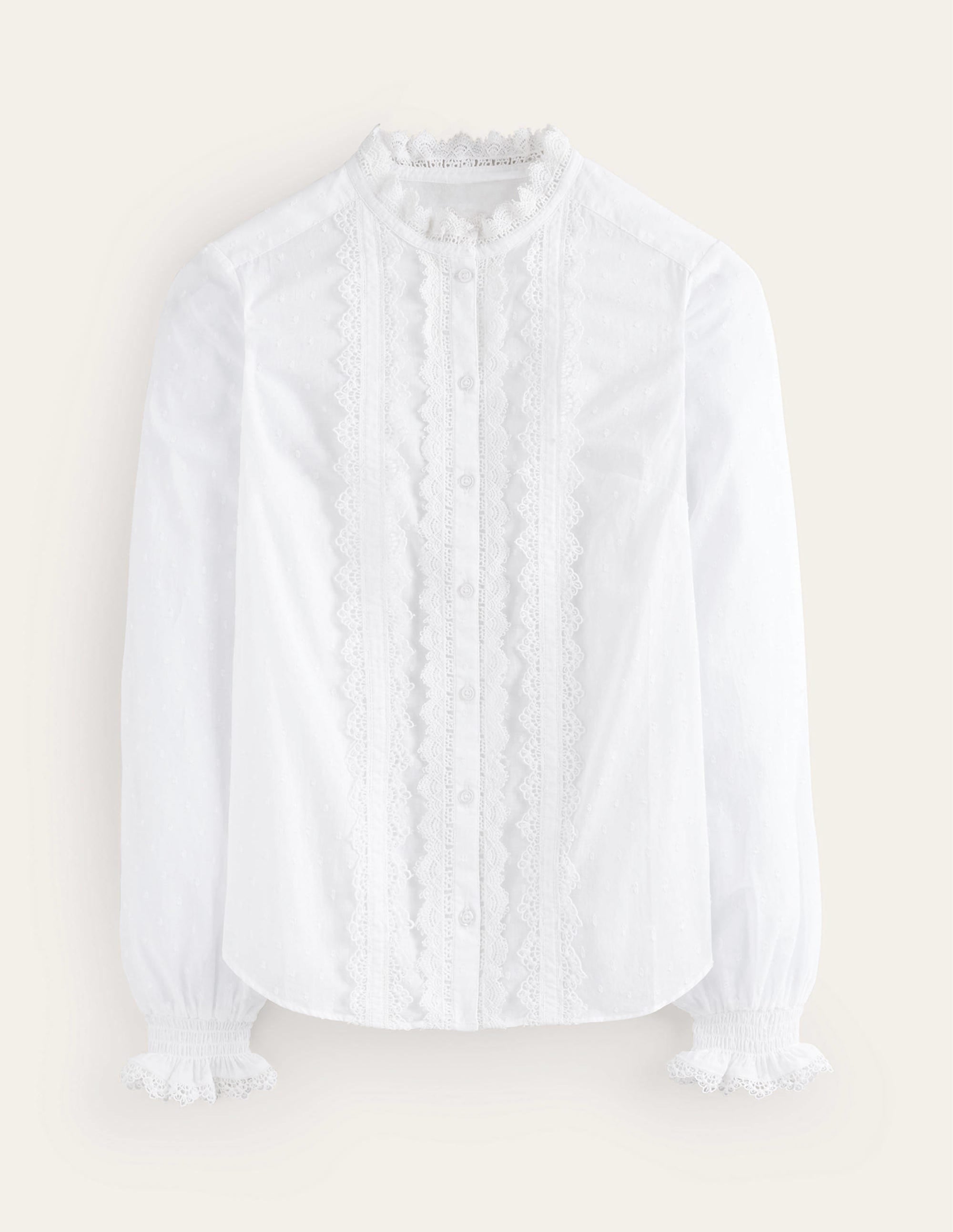 Romantic Textured Top-White - Image 6