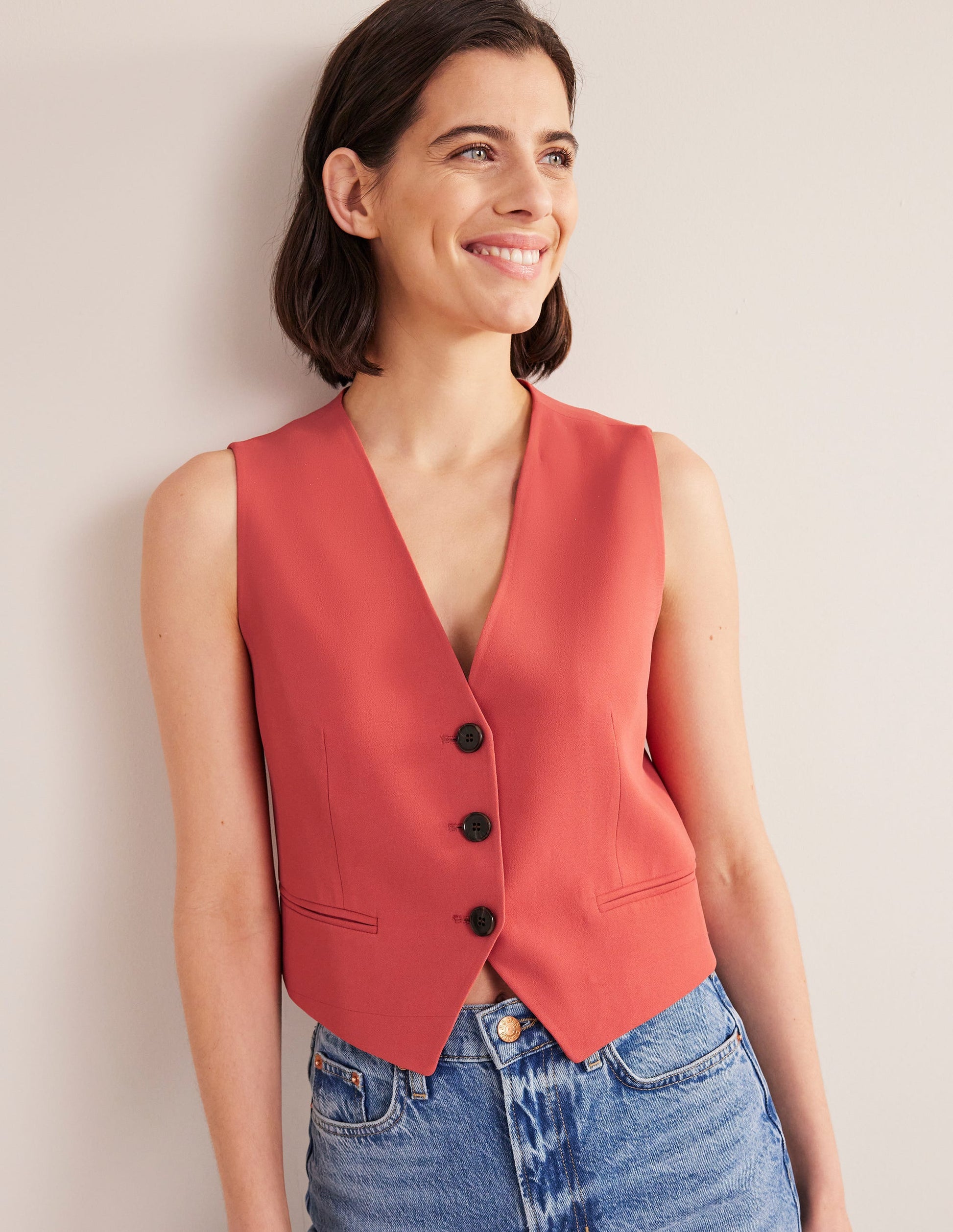 Fluid Tailored Waistcoat-Fox-1