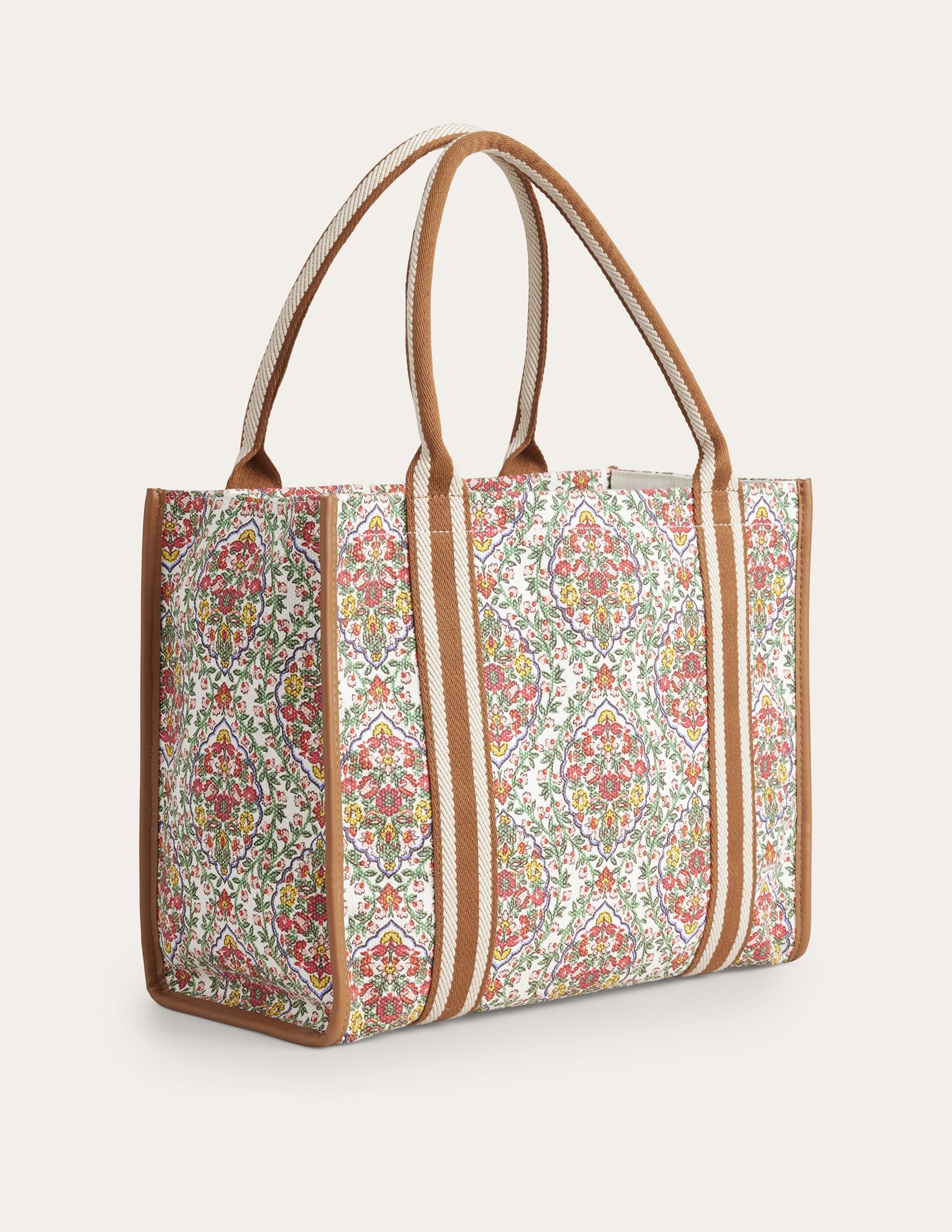 Tilda Canvas Tote Bag-Multi Vine, Terrace - Image 4