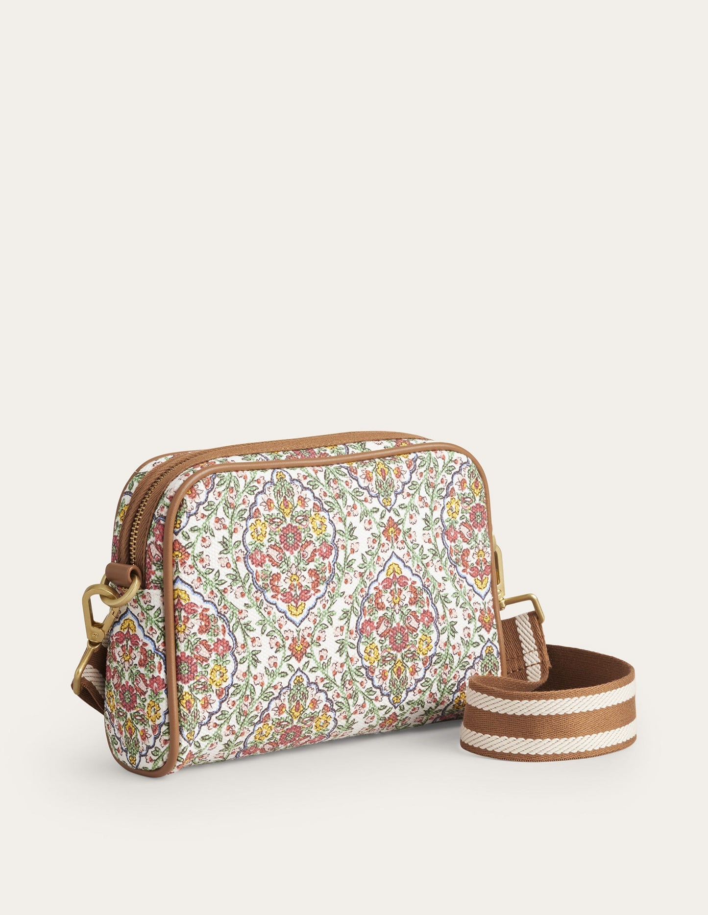 Canvas Cross-Body Bag-Multi Vine, Terrace