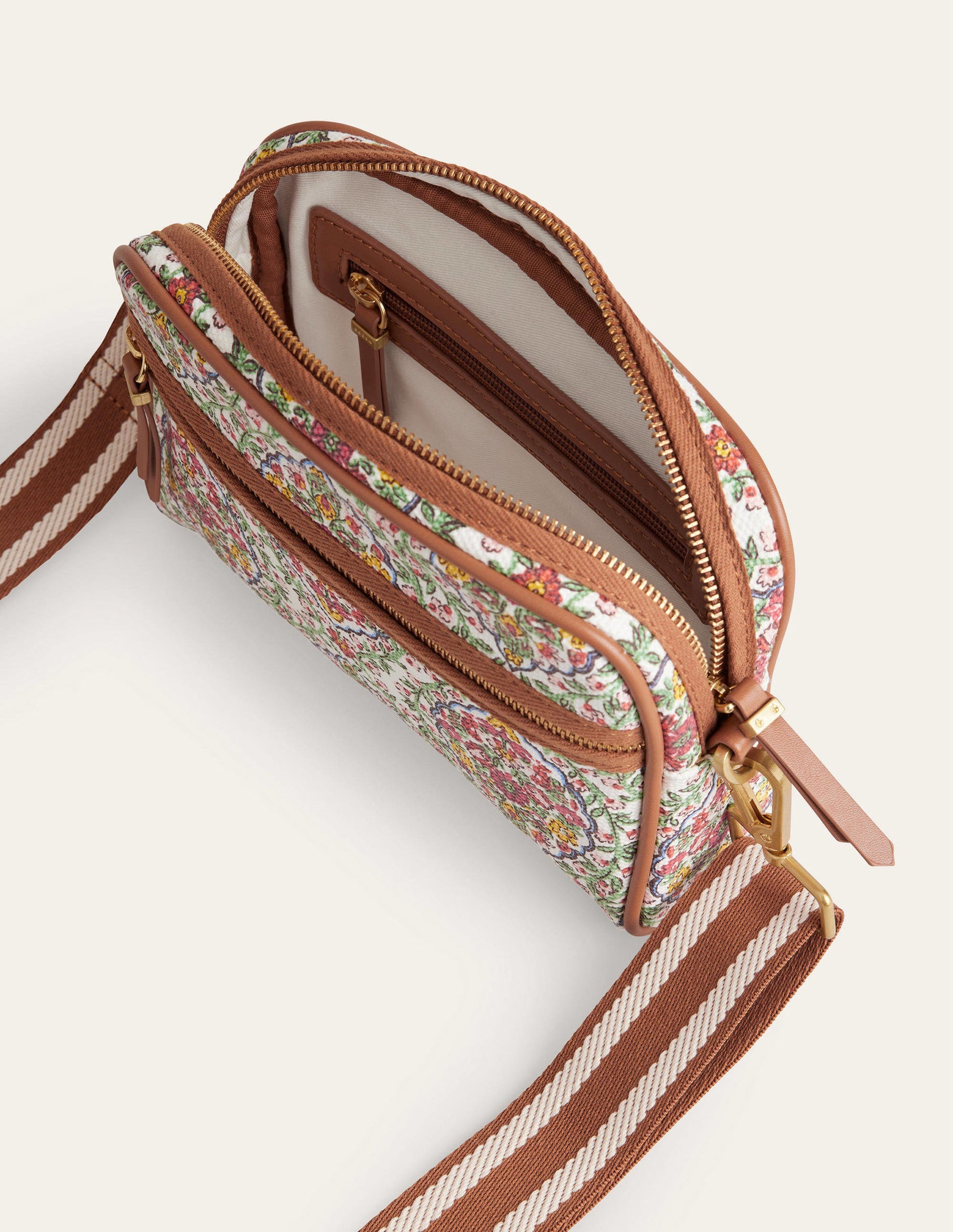 Canvas Cross-Body Bag-Multi Vine, Terrace-5