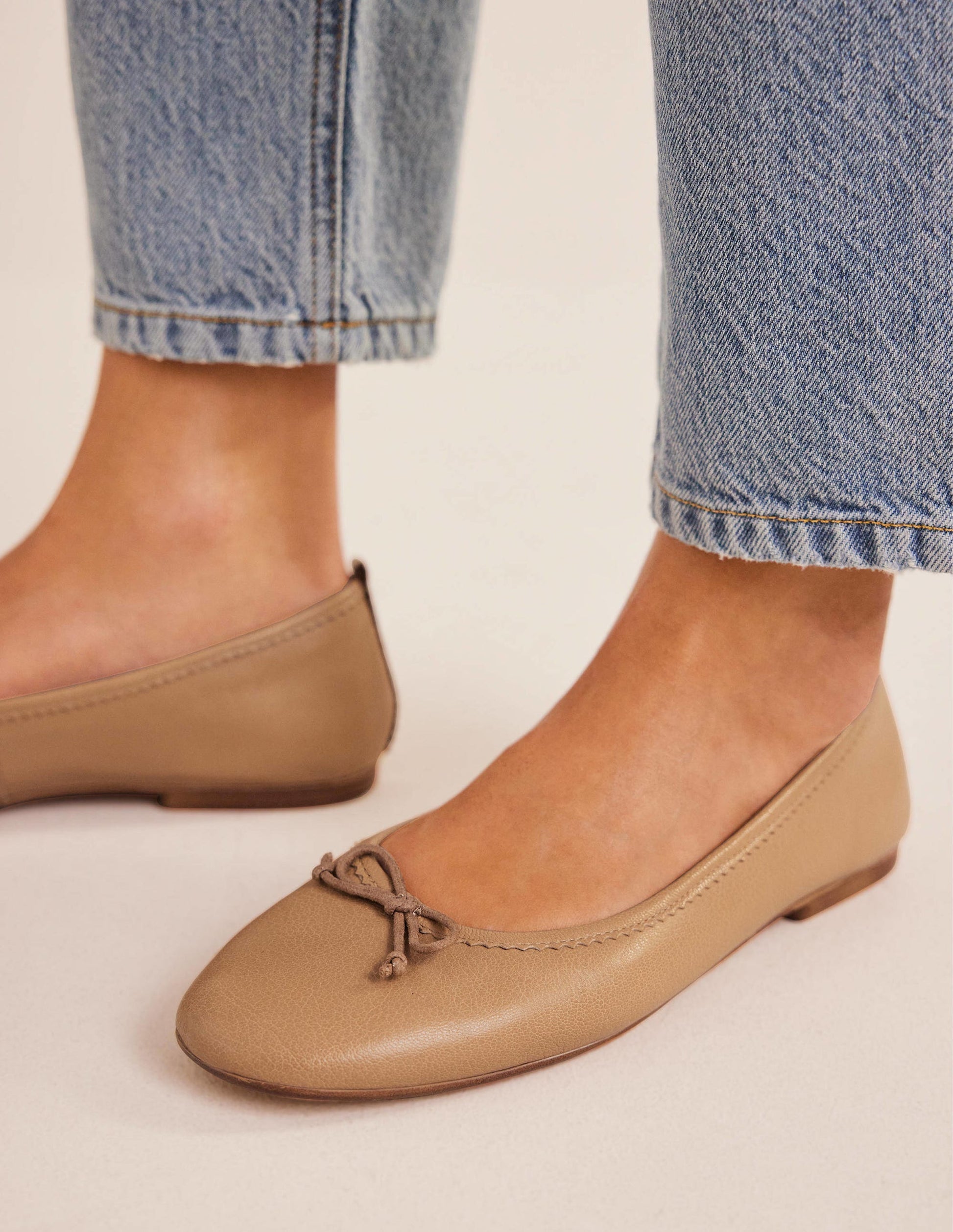 Kitty Flexi Sole Ballet Pumps-Maple Sugar-1