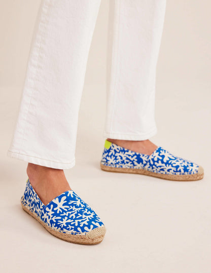 Classic Flat Espadrilles-Moroccan Blue-1