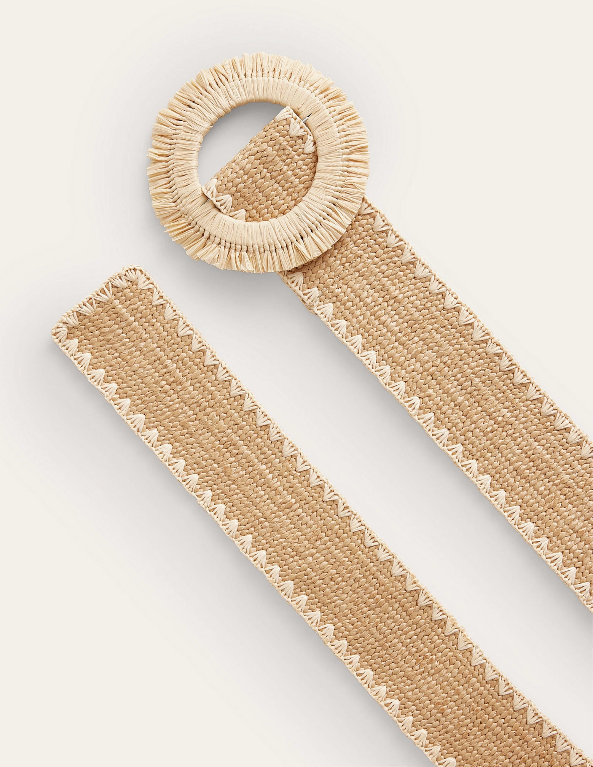 Raffia Belt-Neutral - Image 3