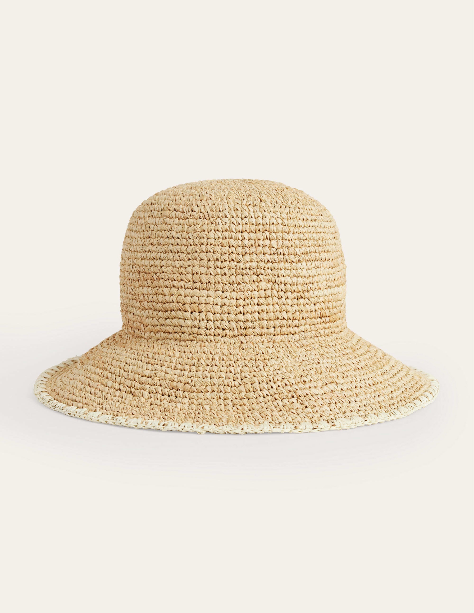 Raffia Bucket Hat-Natural - Image 2