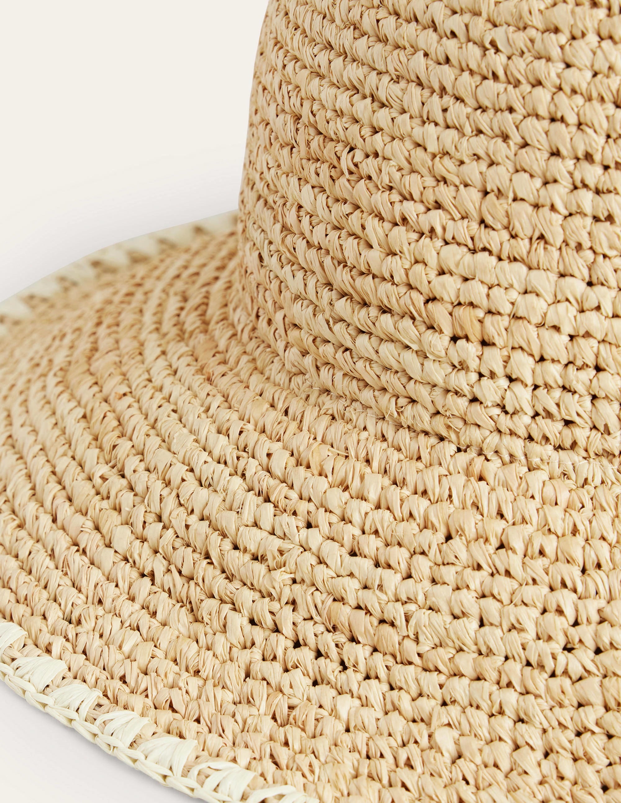 Raffia Bucket Hat-Natural - Image 3