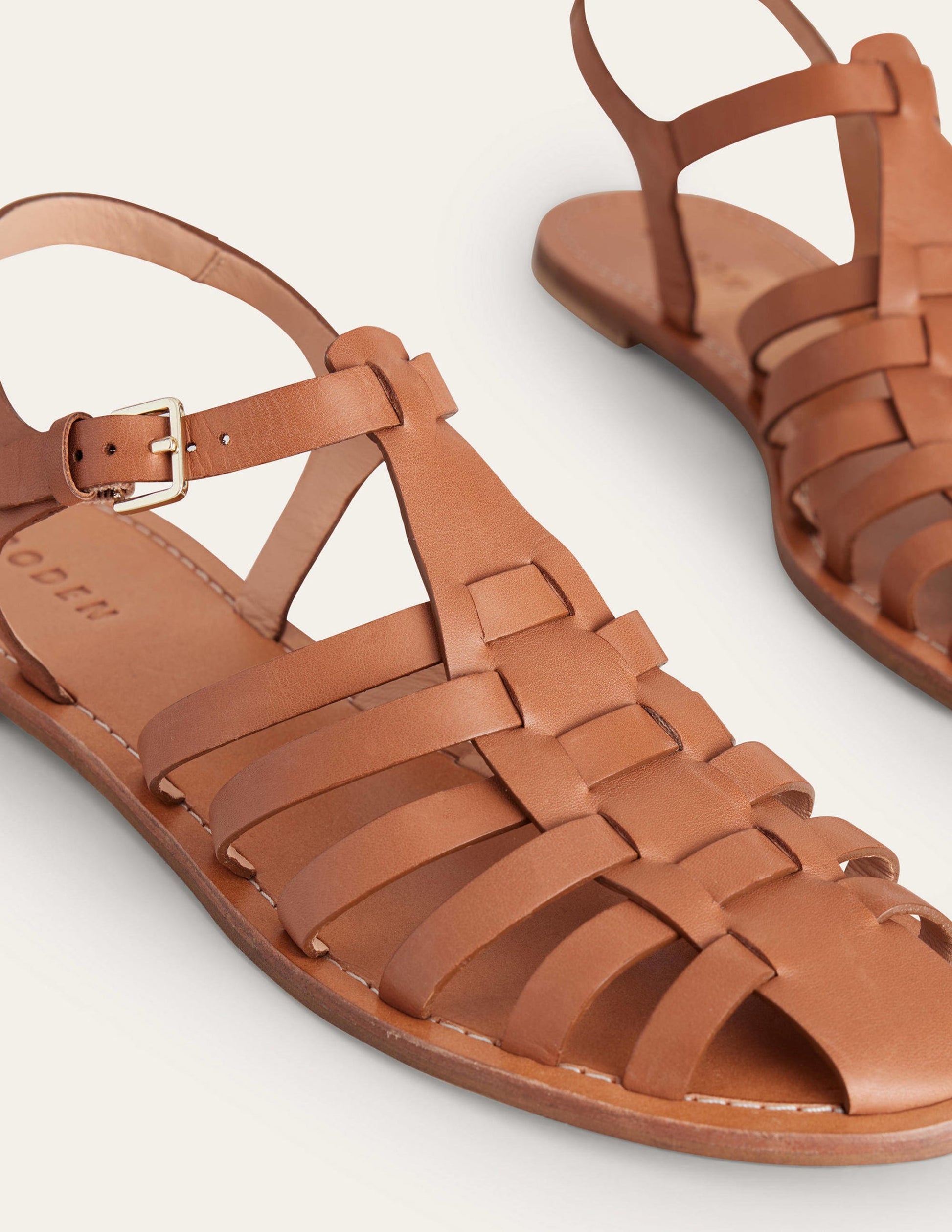 Traditional Fisherman Sandals-Tan-4
