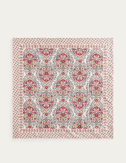 Silk Scarf-Multi, Vine Terrace-5