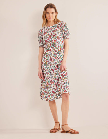 Corinne Midi Tea Dress-Multi, Dandelion Paisley-1