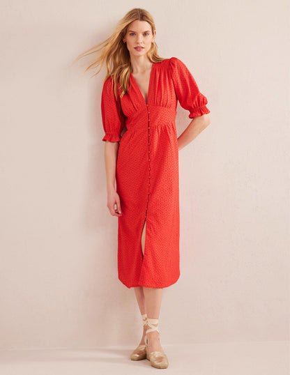 Broderie Midi Tea Dress-Jam-5