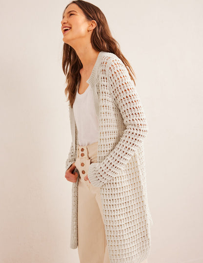 Crochet Coatigan-Warm Ivory-1