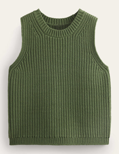 Chunky Ribbed Tank-Spruce-5