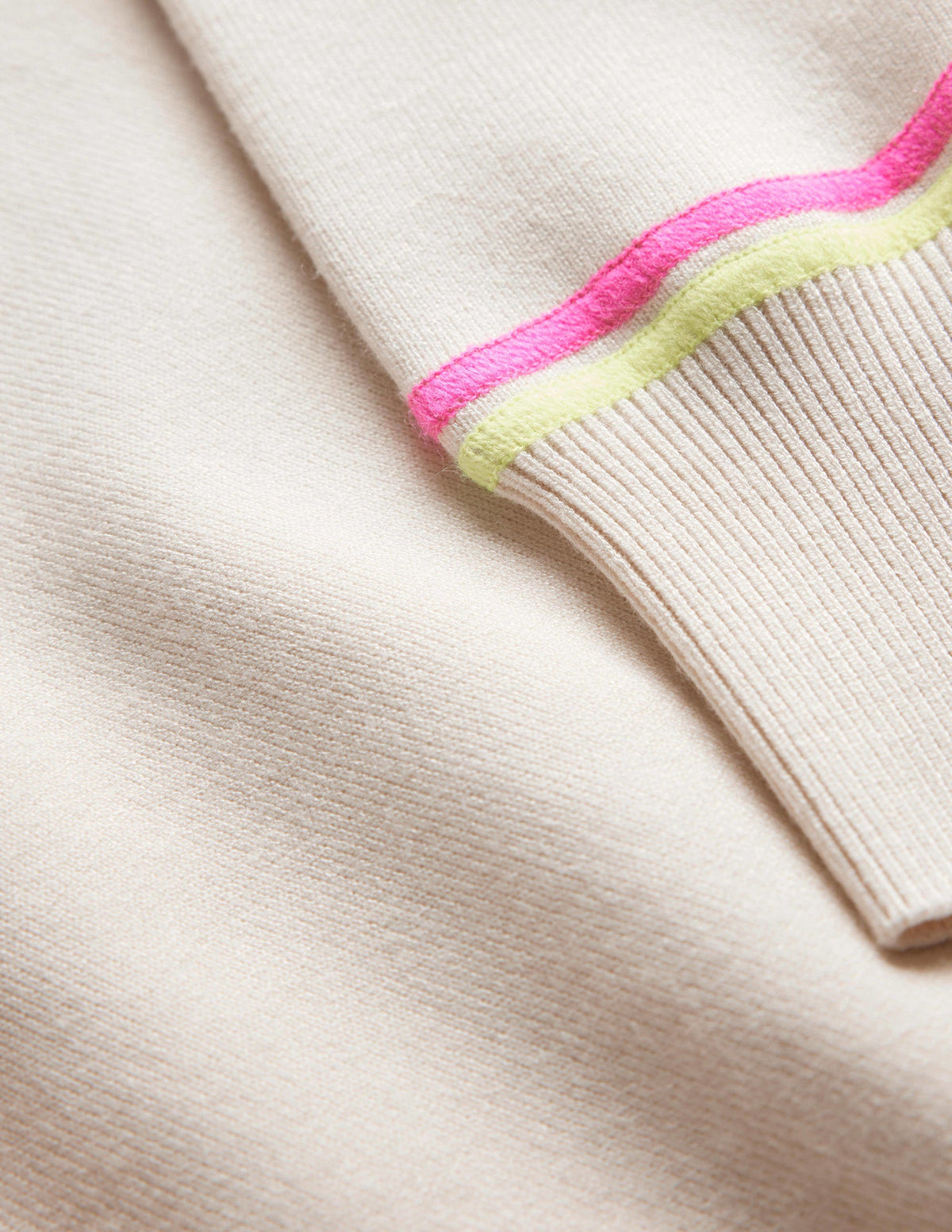 Knitted Sweatshirt-Warm Ivory-6
