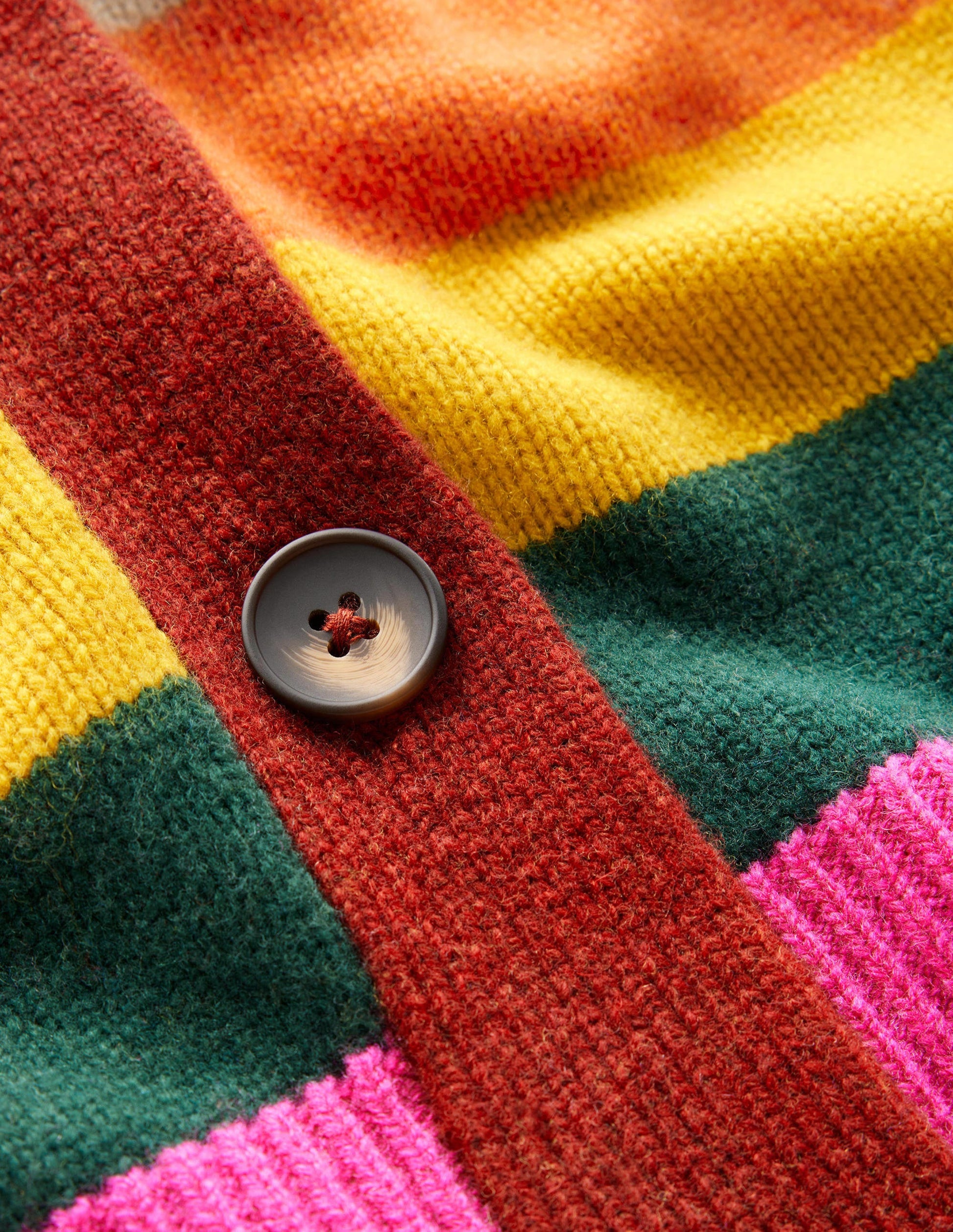 Olivia Merino Cardigan-Rainbow Multi-7