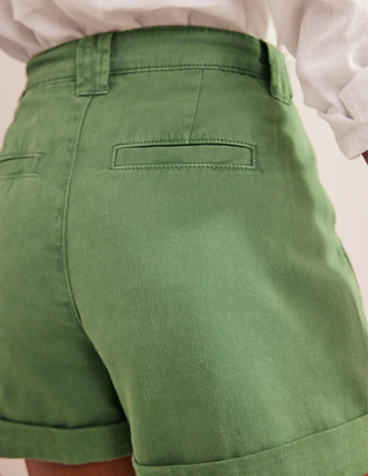 Casual Cotton Shorts-Seaspray-2