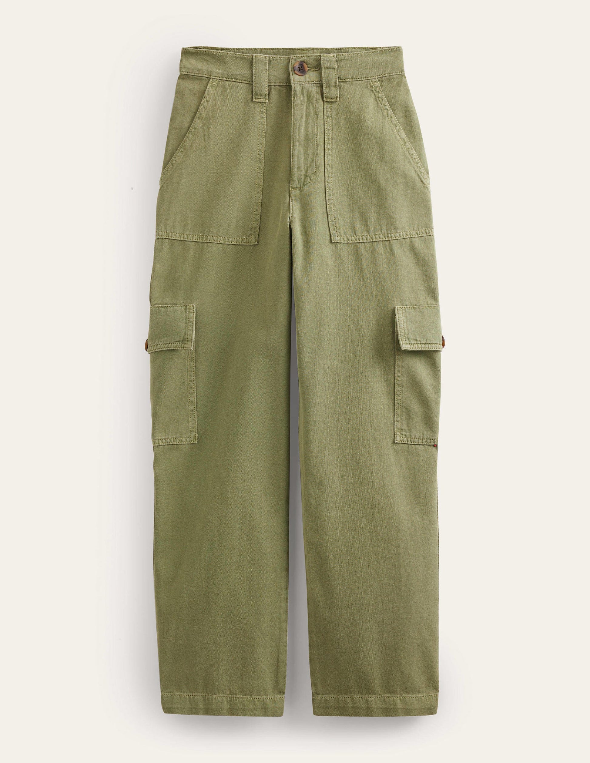 Casual Cargo Trousers-Green-8