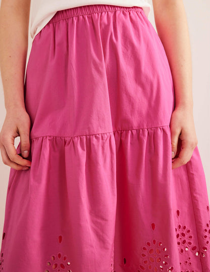 Full Broderie Skirt-Festival Pink-2