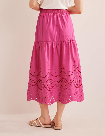 Full Broderie Skirt-Festival Pink-3
