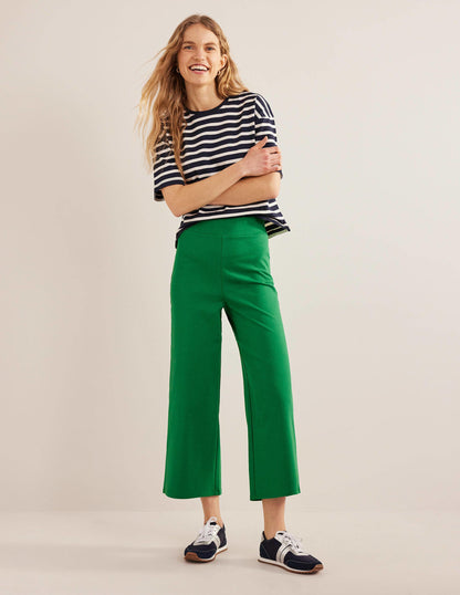 Cropped Jersey Trousers-Rolling Hills-1