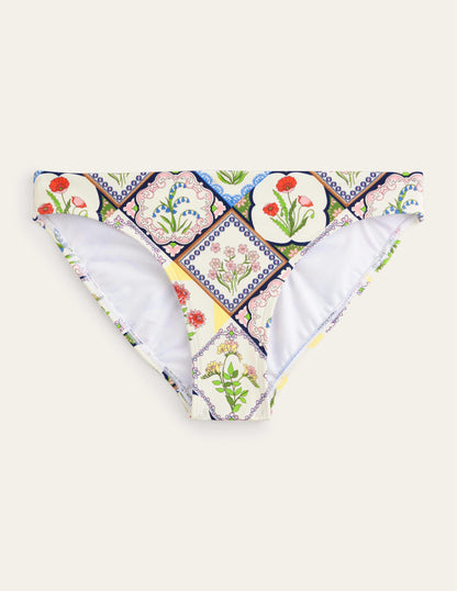 Classic Bikini Bottoms-Ivory, Wild Bluebell-5