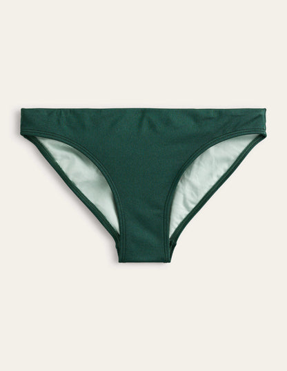 Arezzo Texture Bikini Bottoms-Malachite Shimmer-5