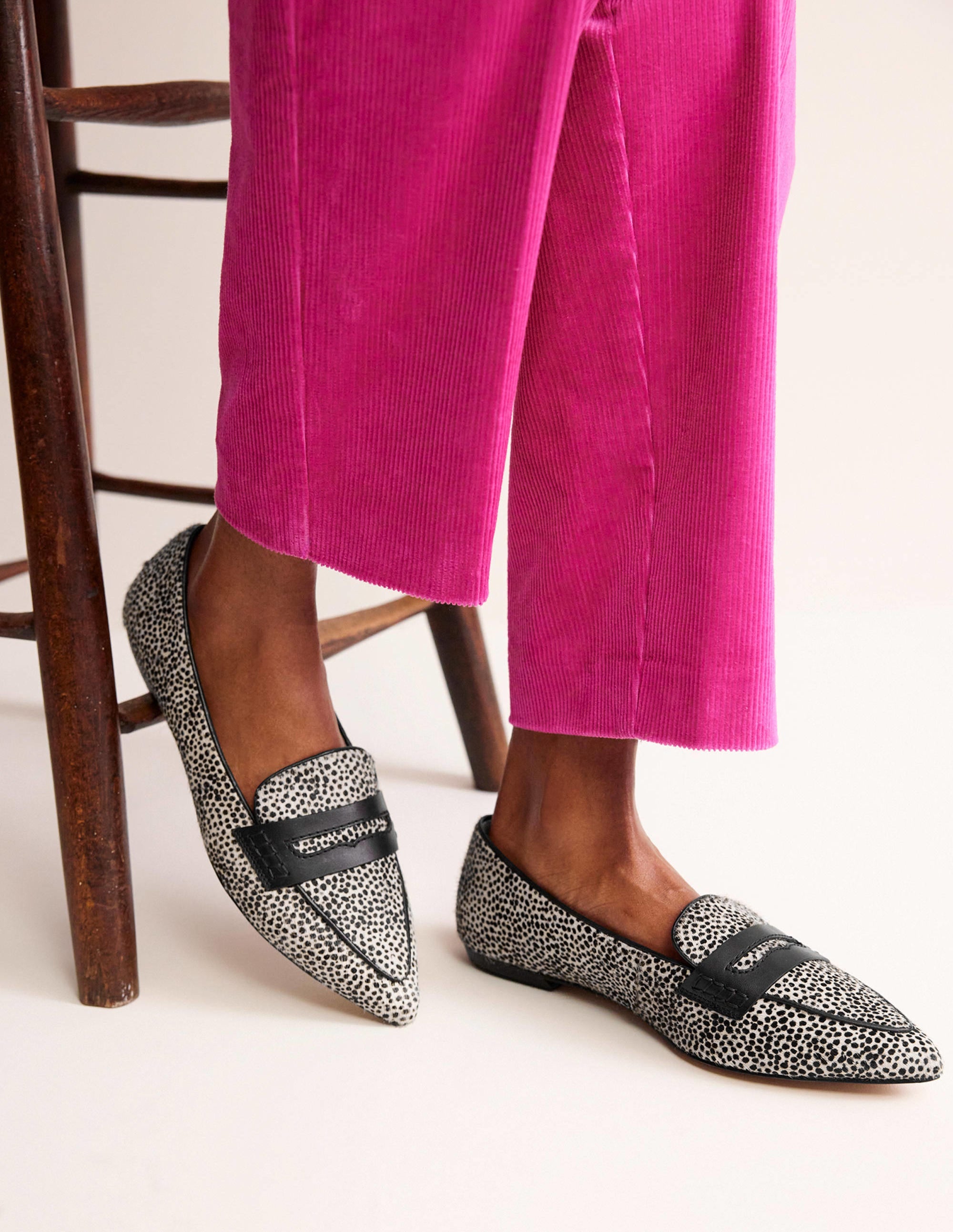 Pointed Loafers-Micro Dalmation - Image 1