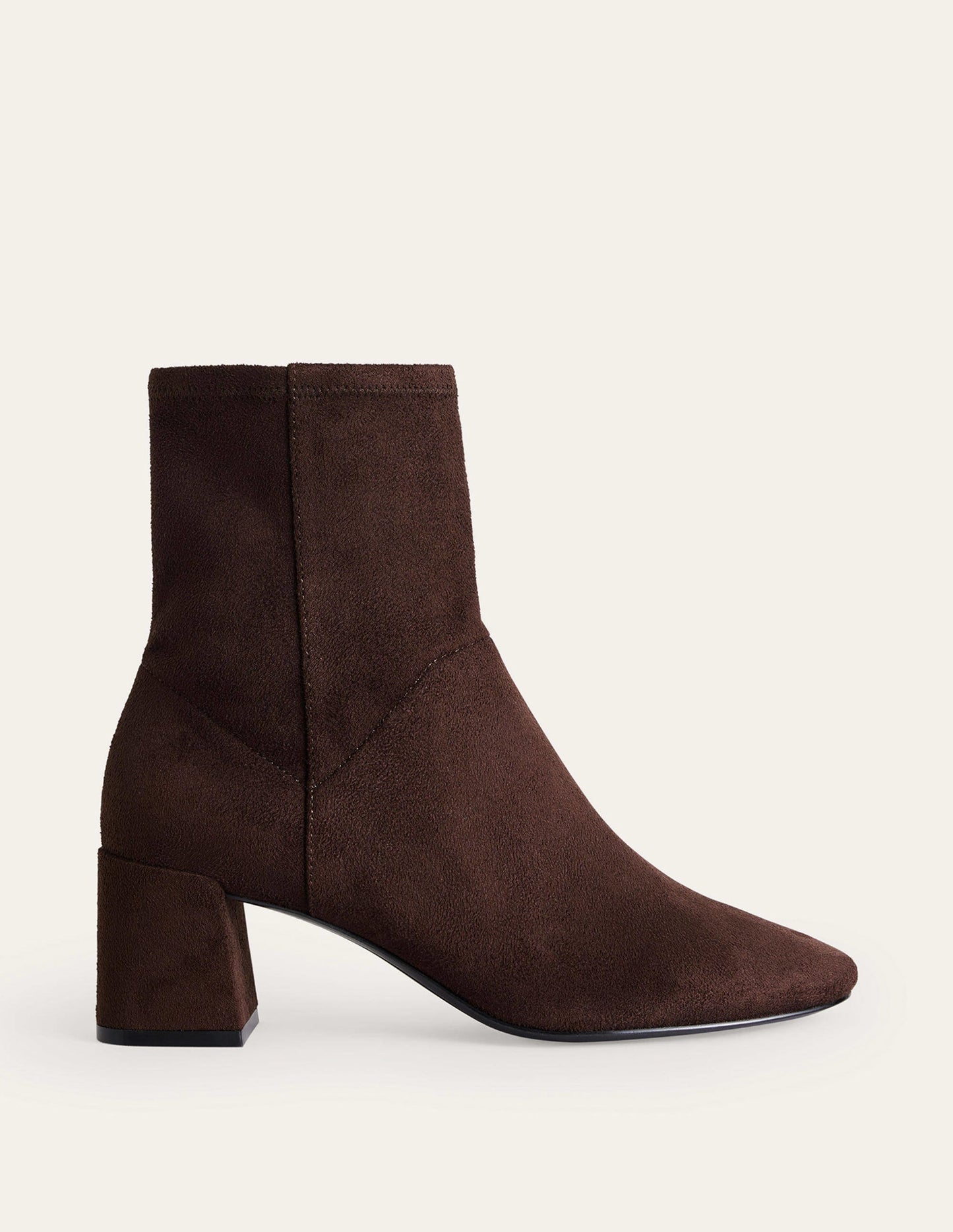 Cara Stretch Ankle Boots-Chocolate