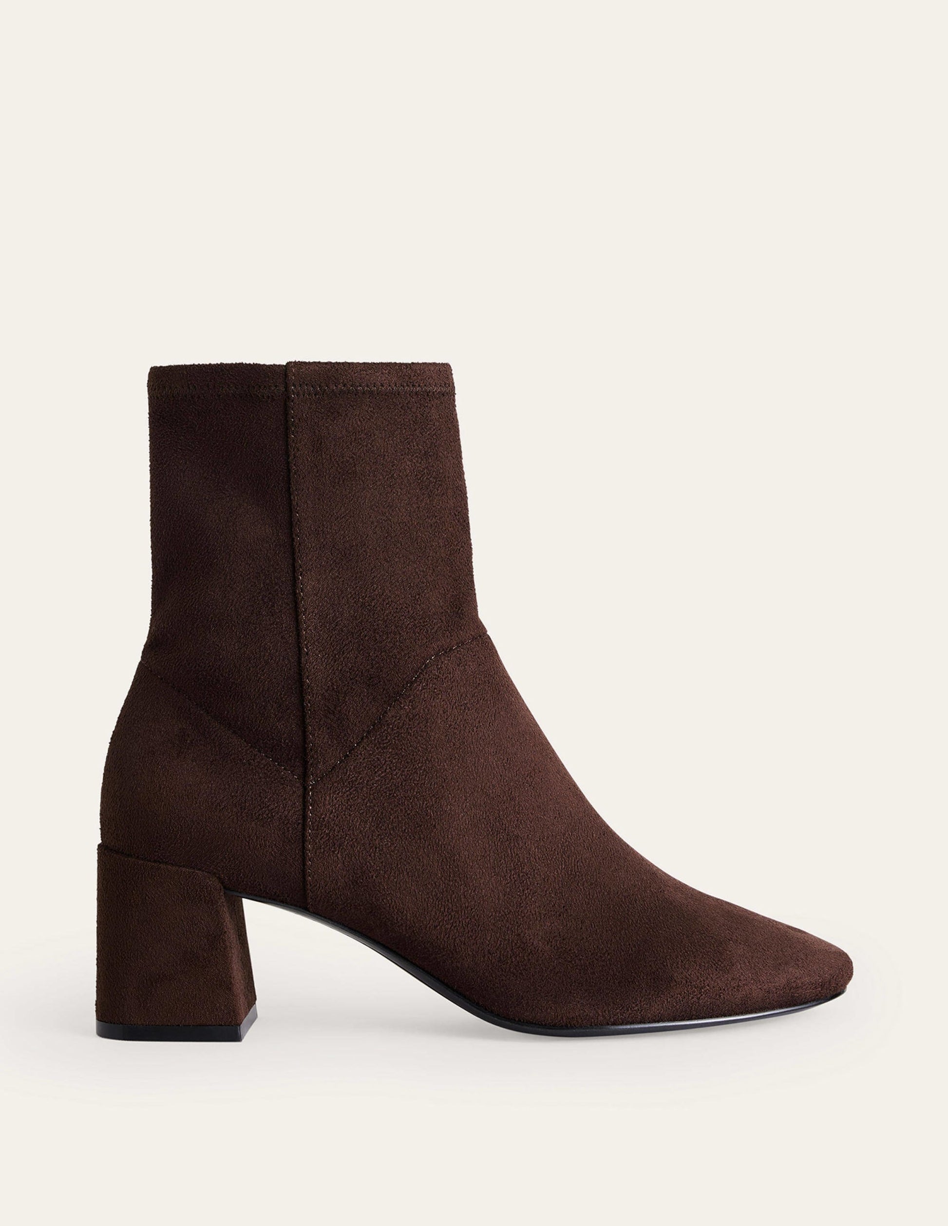 Cara Stretch Ankle Boots-Chocolate-2