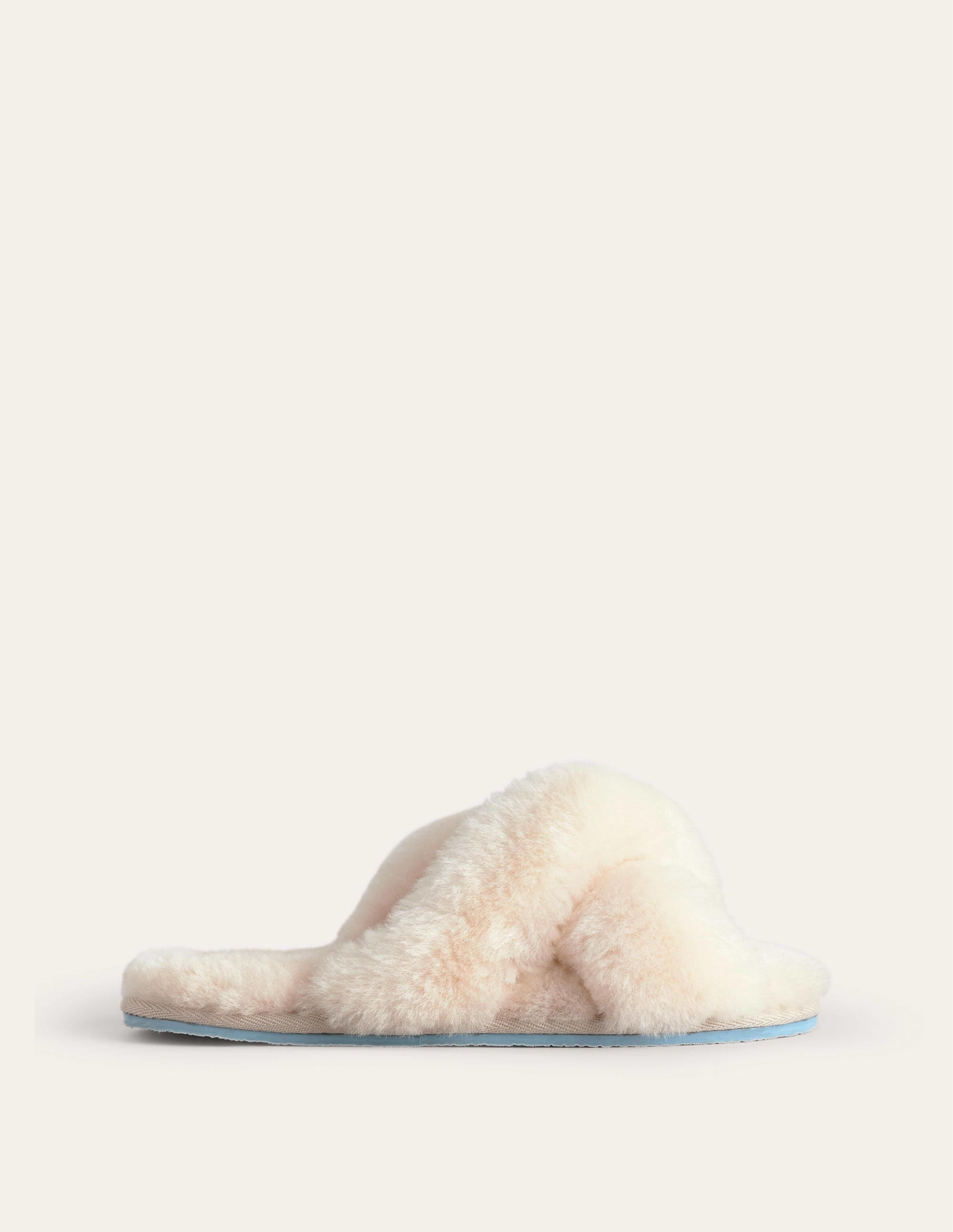 Sheepskin Slippers-Cream - Image 2