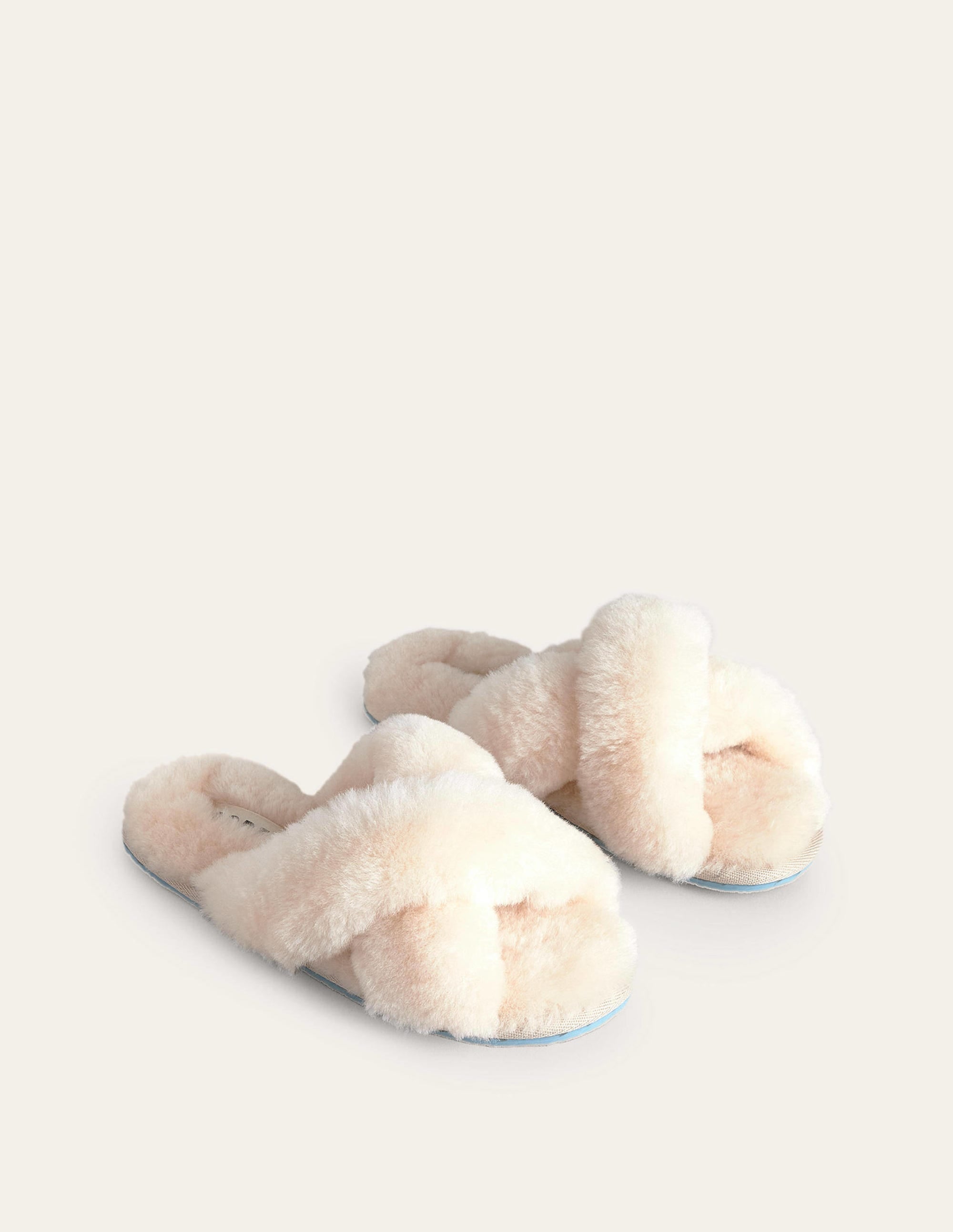 Sheepskin Slippers-Cream - Image 3
