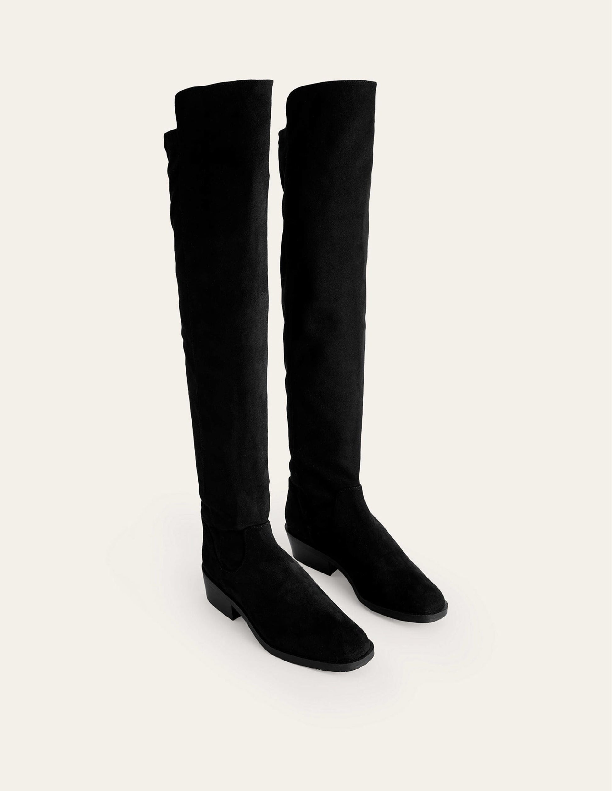 Over-The-Knee Stretch Boots-Black-3