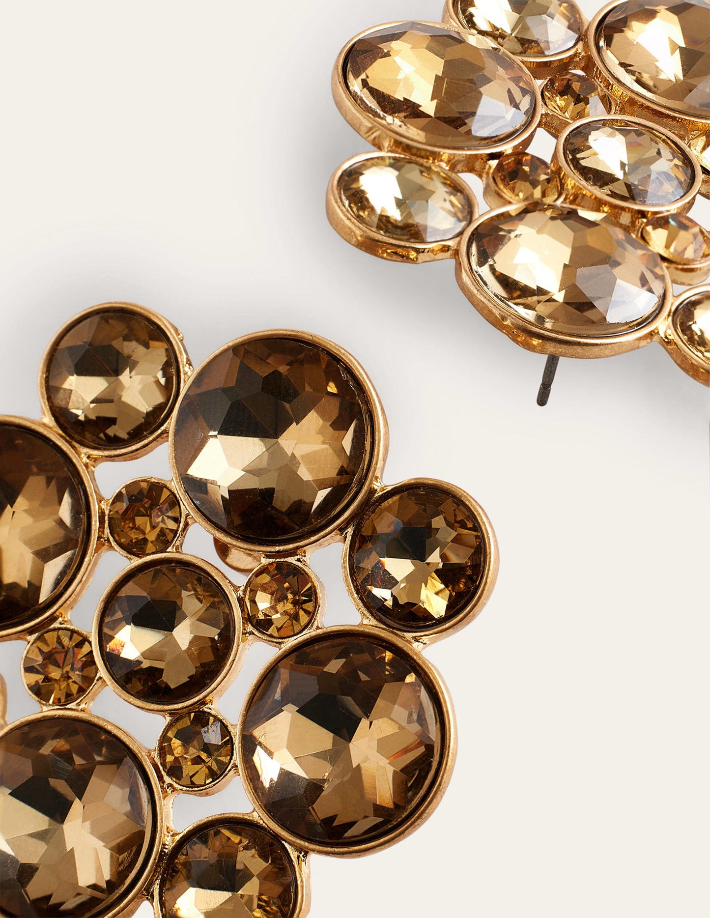 Andrea Jewel-Cluster Earrings-Gold