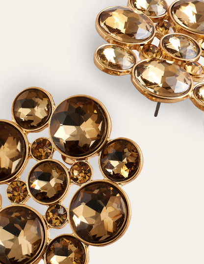 Andrea Jewel-Cluster Earrings-Gold-3