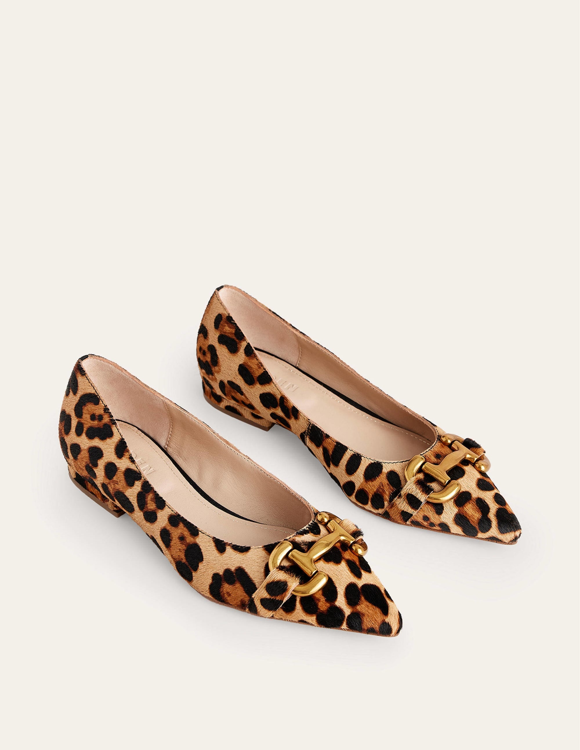 Iris Snaffle Ballet Flat-Classic Leopard Pony Hair - Image 3