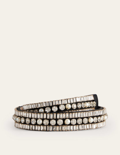 Embellished Waist Belt-Black-2